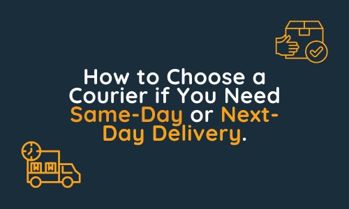 Same-day and next-day delivery